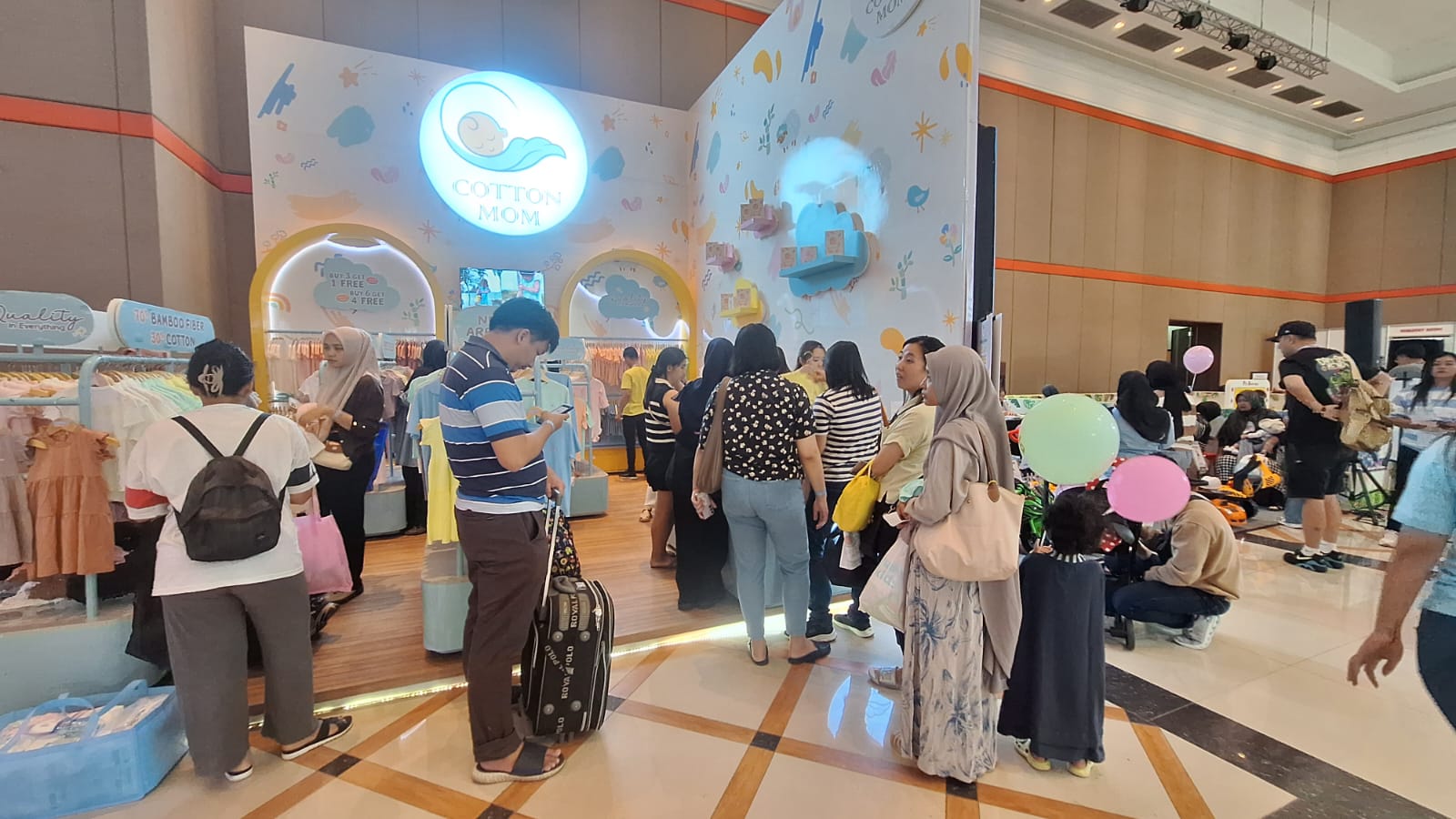 Cotton Mom booth Sudirman Bandung